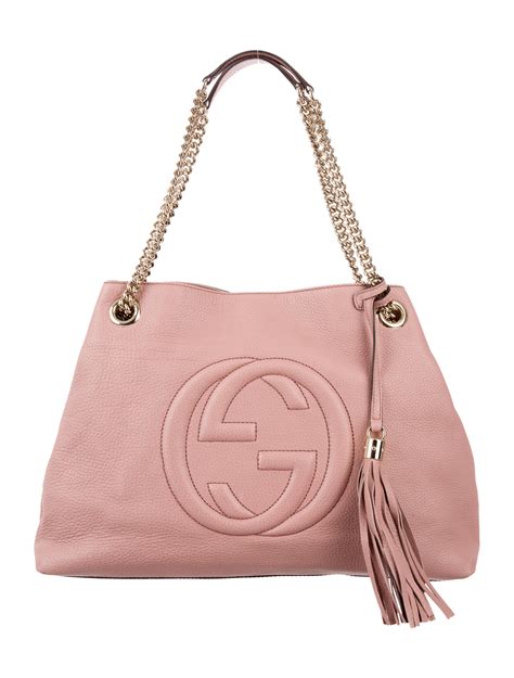 gucci shoulder bag with chain|gucci medium soho chain tote.